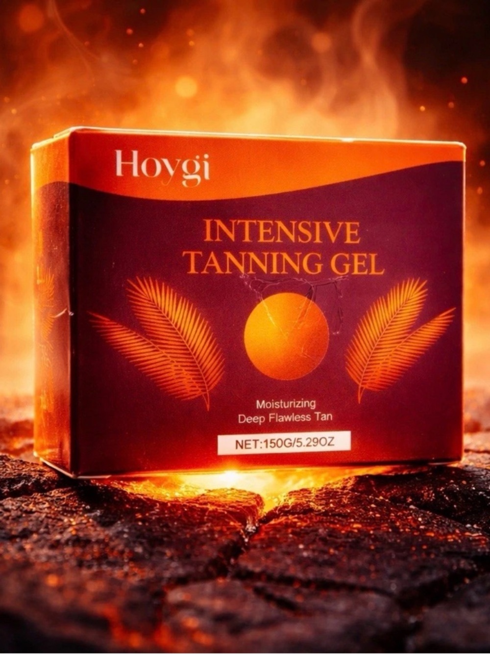 NEW Hoygi Intensive Sunless Tanning Gel — Orange and Burgundy